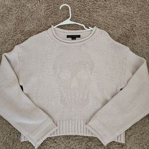 Skull Cashmere baby pink sweater